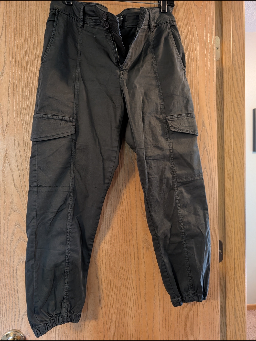Sanctuary Black Cargo Jogger Pants